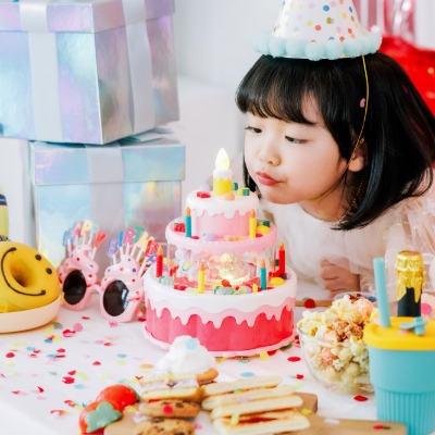 멜로디 회전목마 케이크
