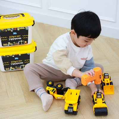 6in1 건설 중장비 자동차 DIY 세트